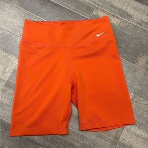 Nike Women's‎ Orange Biker Shorts Size Medium